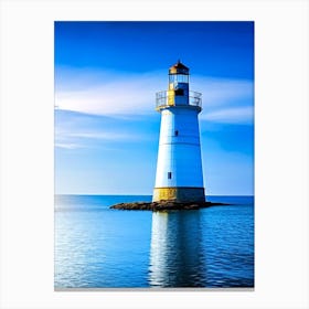 Lighthouse Waterscape Photography 2 Canvas Print