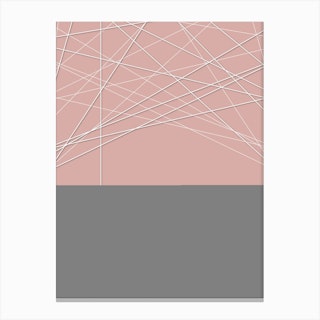 Incy Wincy Spider in Rose Gold Canvas Print