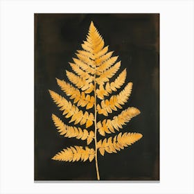 Cinnamon Fern Painting 1 Canvas Print