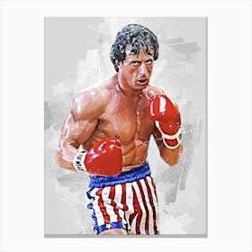 Rocky Balboa Canvas Print