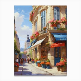 Paris Street 1 Canvas Print