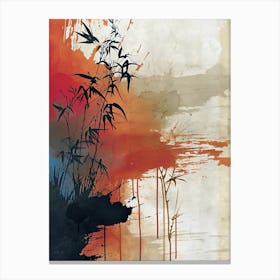 Chinese Brushstrokes Canvas Print