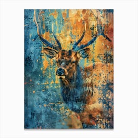 Elk painting 7 Canvas Print