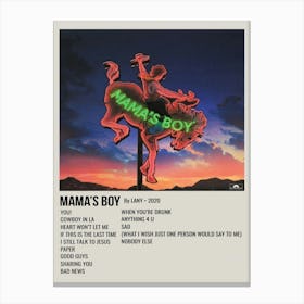 Mama S Boy By Lany 2020 Poster Canvas Print