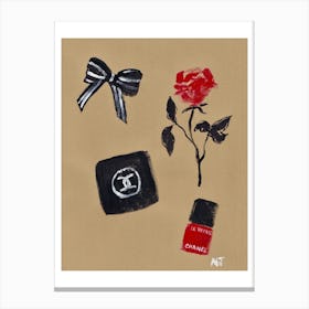 Beauty Essentials Canvas Print