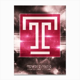 Temple Owls Canvas Print