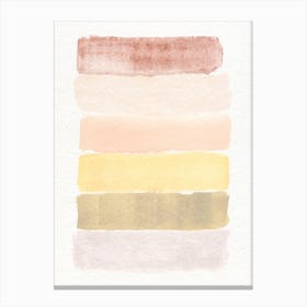 Watercolor Unlock Soft Canvas Print