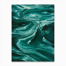 'Green Water' Canvas Print