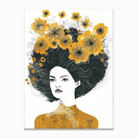 Flower Girl 17 Canvas Print