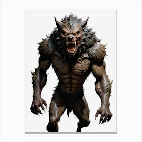 Werewolf Attack Canvas Print