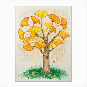 Ginkgo Tree Canvas Print