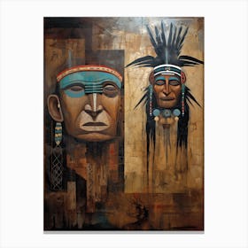 Nostalgic Native American Treasures Canvas Print