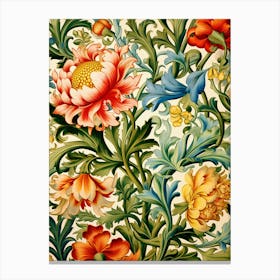 Floral Wallpaper 47 Canvas Print