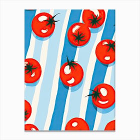 Cherry Tomatoes Summer Illustration 7 Canvas Print