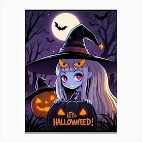 Halloween Witch 7 Canvas Print