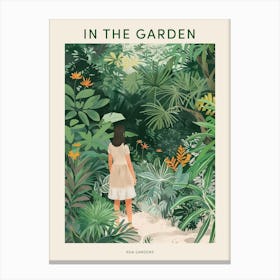 In The Garden Poster Kew Gardens England 1 Canvas Print
