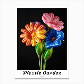 Bright Inflatable Flowers Poster Cineraria 1 Canvas Print