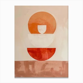 Abstract Painting planets Canvas Print