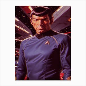 Star Trek Spock Canvas Print