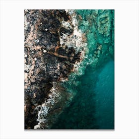 Aerial View Of The Ocean Canvas Print