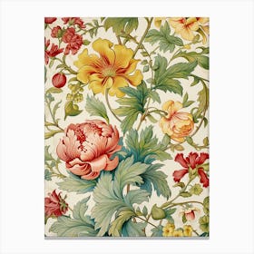 Floral Wallpaper 177 Canvas Print