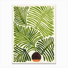 Palm Leaves Canvas Print