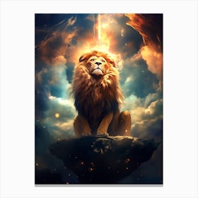 Lion In The Sky 6 Canvas Print