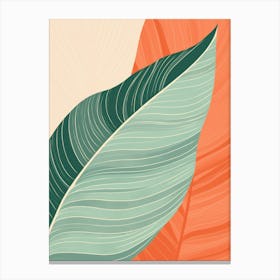 Tropical Leaves 15 Canvas Print