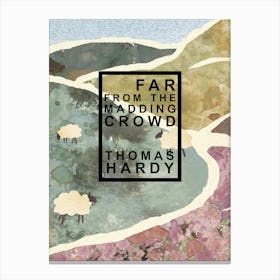 Book Cover - Far From The Madding Crowd by Thomas Hardy Canvas Print