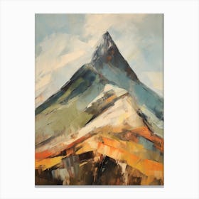 Yr Wyddfa Wales 2 Mountain Painting Canvas Print