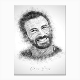 Chris Evans Canvas Print