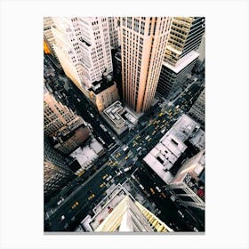 Aerial View Of New York City 1 Canvas Print