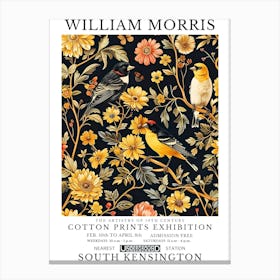 William Morris Exhibitions Birds Series 71 Canvas Print