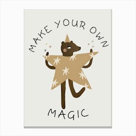 Make Your Own Magic Kids and Nursery Canvas Print