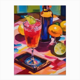 Tequila Cocktail Canvas Print