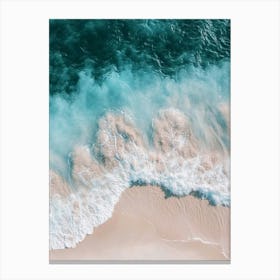 Aerial View Of A Beach 112 Canvas Print