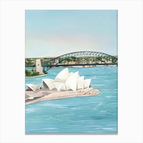 Sydney Opera House Travel Canvas Print