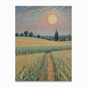 Wheat Fields Canvas Print