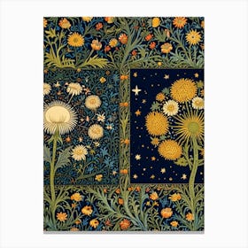 William Morris Dandelions Canvas Print