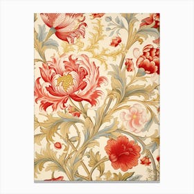 Floral Wallpaper 109 Canvas Print