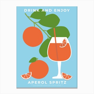 Spritz Cocktail Canvas Print