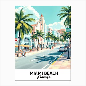 Miami Beach 1 Canvas Print