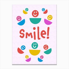 Smile Canvas Print