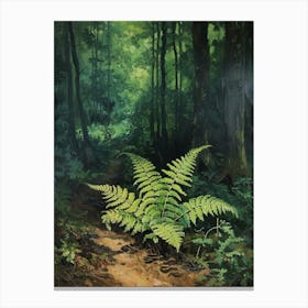 Walking Fern Painting 4 Canvas Print