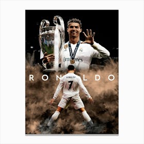 Ronaldo Champion League Canvas Print