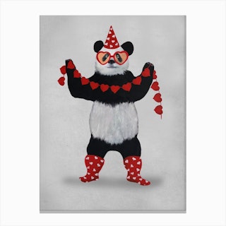 Panda Party Canvas Print