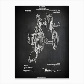 Salon Chair Patent Print, Salon Art, Hair Salon Decor, Salon Furniture, Salon Wall Art, Salon Gift, Salon Office Decor,Salon Blueprint,Cb3611 Canvas Print