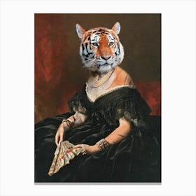 Lady Tiger Canvas Print