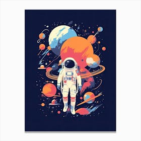 Lunar Roamer: Astronaut's Adventure Canvas Print