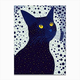 Black Cat Canvas Print